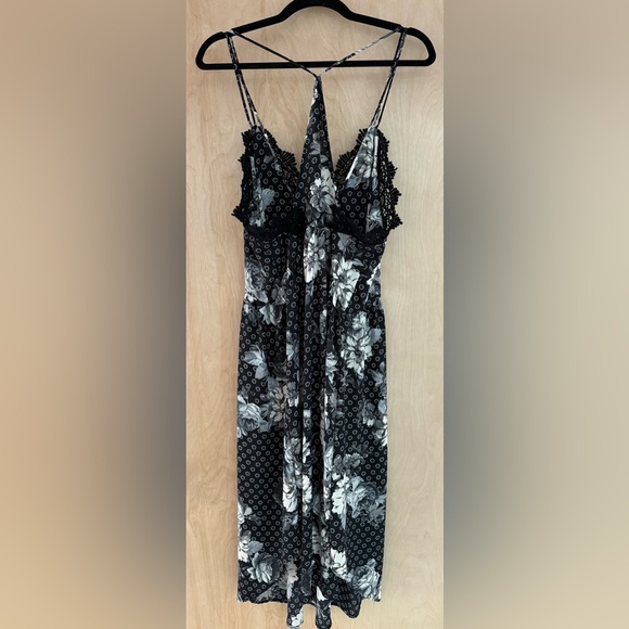 Free People Black and White Spaghetti Strap Sundress - Picture 8 of 8